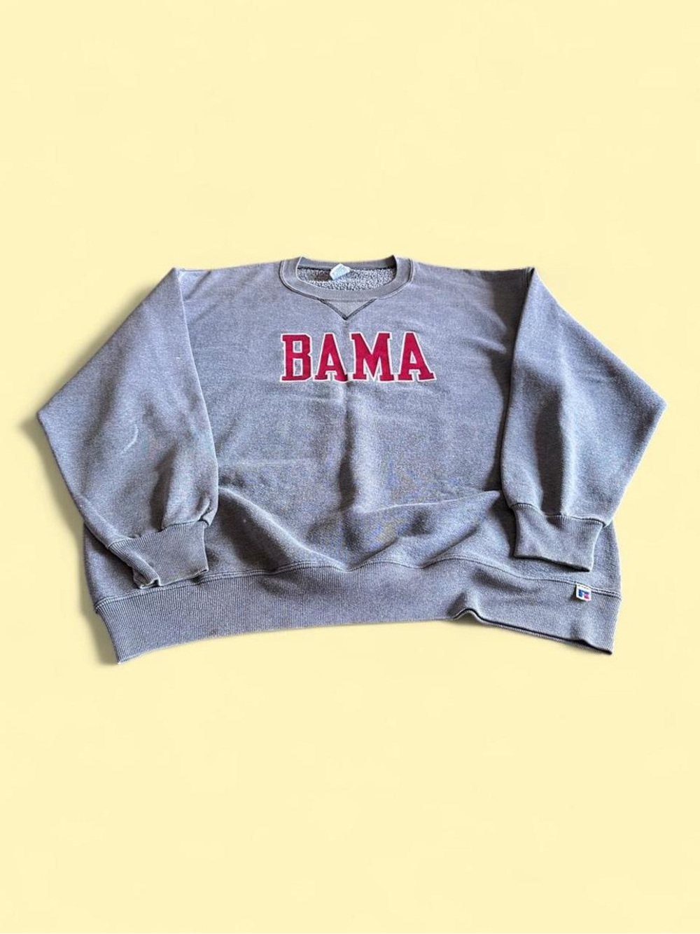 Vintage Russell Athletic BAMA Alabama Sweatshirt Gray Women’s Size XL